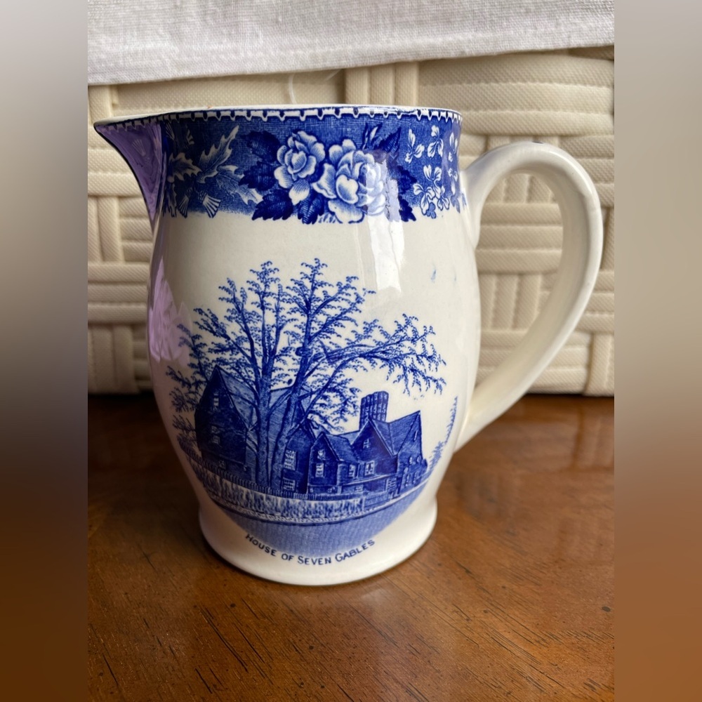 Porcelain W. Adams & Sons Souvenier Series Pitcher
